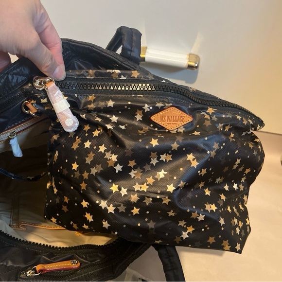 MZ Wallace Quilted Tote with Gold Stars - Picture 5 of 10